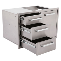 Triple Drawer & Trash Drawer Combo CBATDT