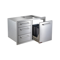 Triple Drawer & Trash Drawer Combo CBATDT