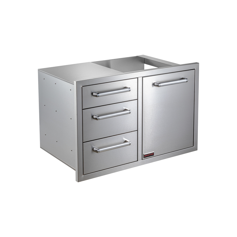 Triple Drawer & Trash Drawer Combo CBATDT