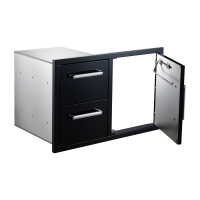 Double Drawer & Door Access Comb CBADC-B