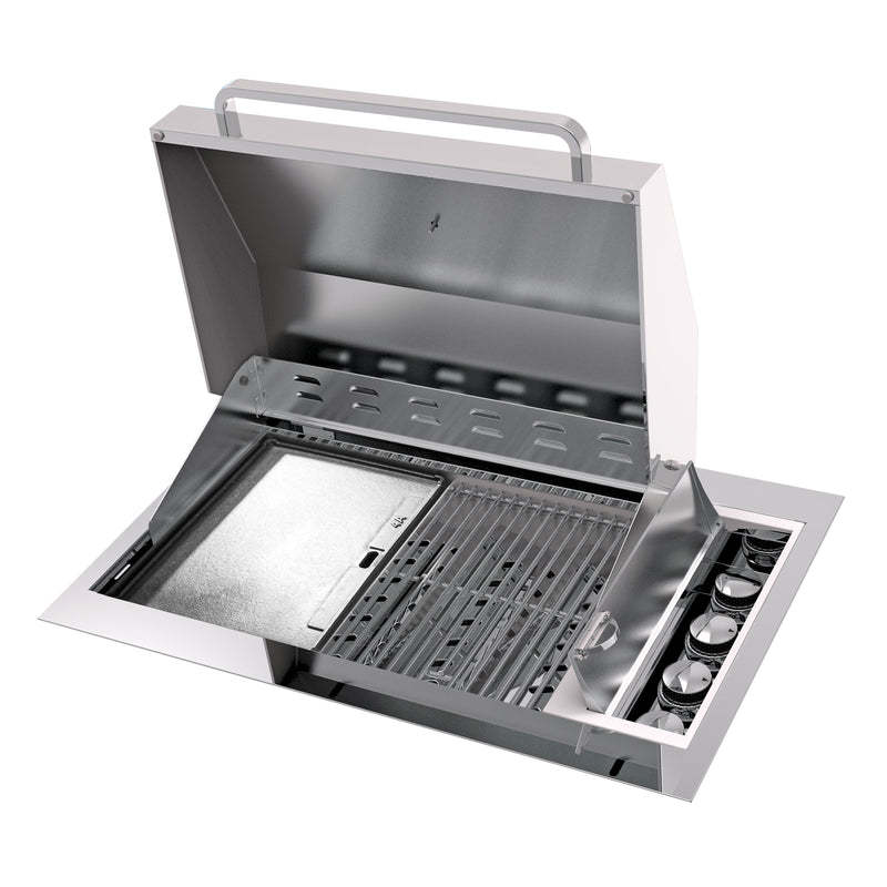 4 Burner Drop In BBQ with hood