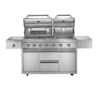 شفاط مزدوج 6 شعلة للمطبخ والشواء CBU-601 (B) (DH) -T