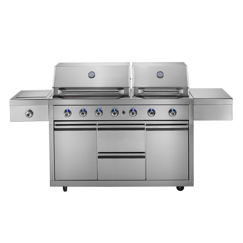 شفاط مزدوج 6 شعلة للمطبخ والشواء CBU-601 (B) (DH) -T