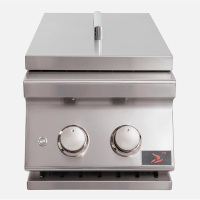 Indbygget dobbeltsidebrænder til BBQ Island CBADSB