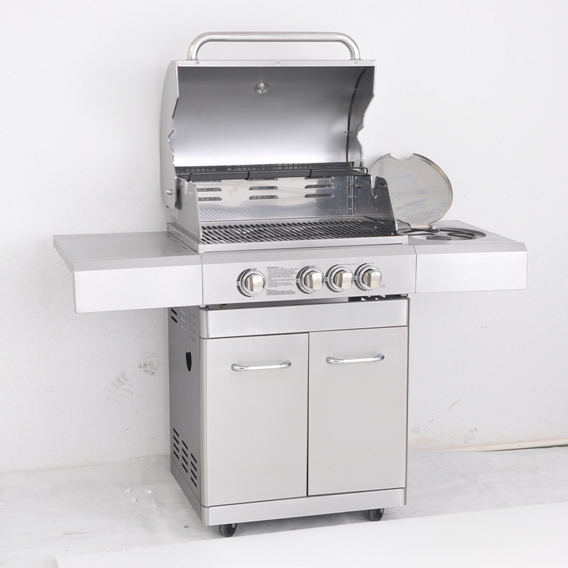 Fritstående grill med 3 brændere inklusive 1 sidebrænder CBD-310BC