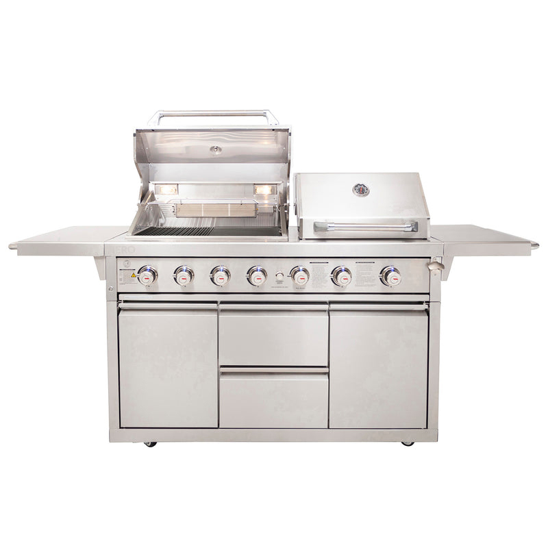 Twin Hood 6 Burner BBQ Kitchen CBU-601(DH)-T