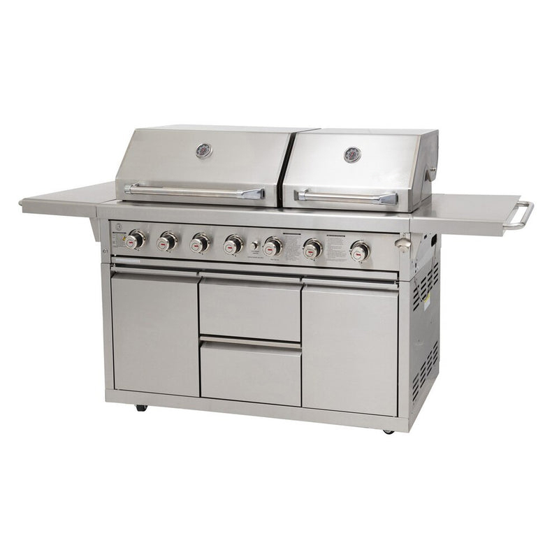 Twin Hood 6 Burner BBQ Kitchen CBU-601(DH)-T