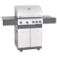 4 Burner Stainless Steel gas grill with side burner CBD-411BCB
