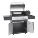 4 Burner Stainless Steel gas grill with side burner CBD-411BCB