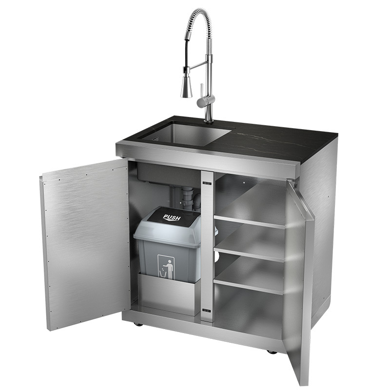Sink, Bin & storage all in one KU-SWB CB4& CB6