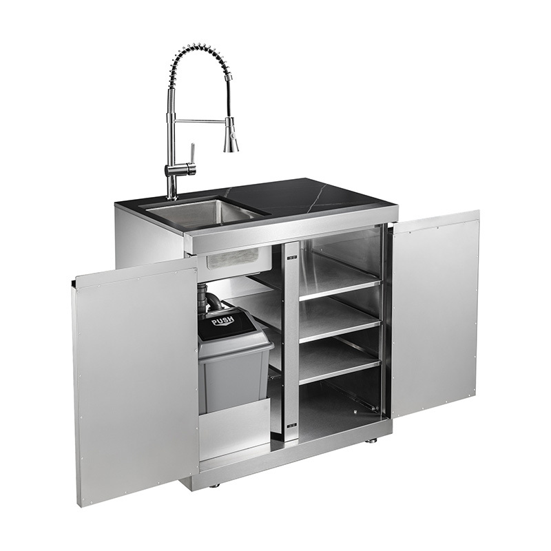 Sink, Bin & storage all in one KU-SWB CB4& CB6