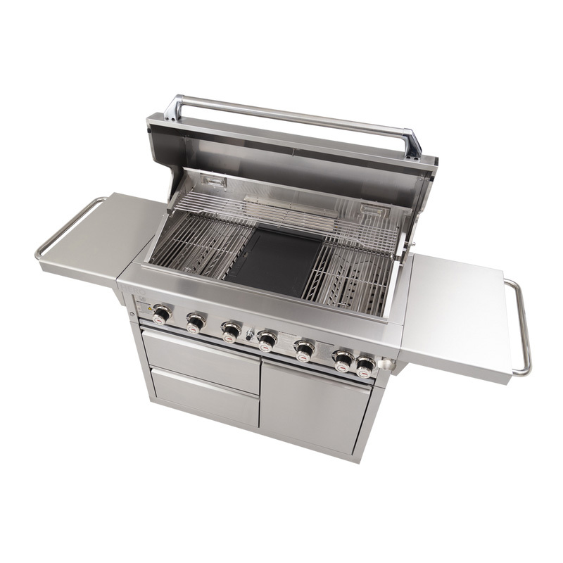 6 burner gas grill with rear burner CBU-601-A