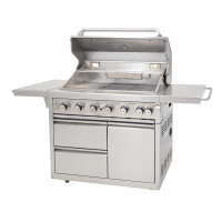 6 burner gas grill with rear burner CBU-601-A