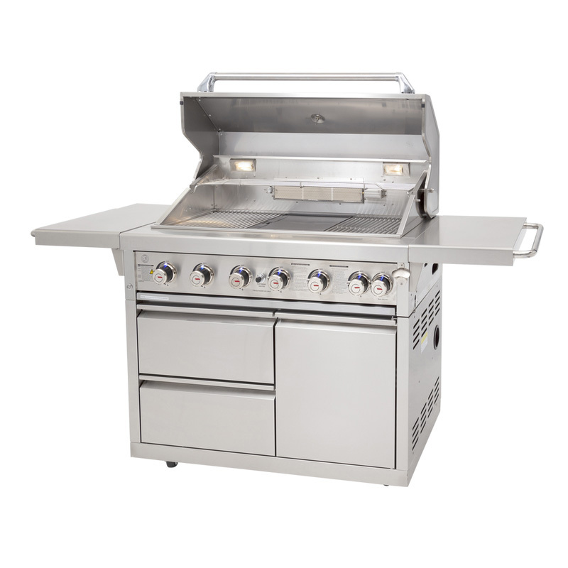 6 burner gas grill with rear burner CBU-601-A