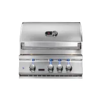 Brûleur en acier inoxydable coulé de 28 po à 3 brûleurs Grille de barbecue intégrée CBB3