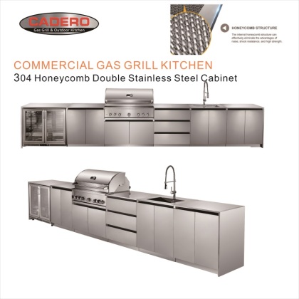 Waterproof anti-water gas grill outdoor Kitchen CBK611V