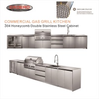 Waterproof anti-water gas grill outdoor Kitchen CBK611V