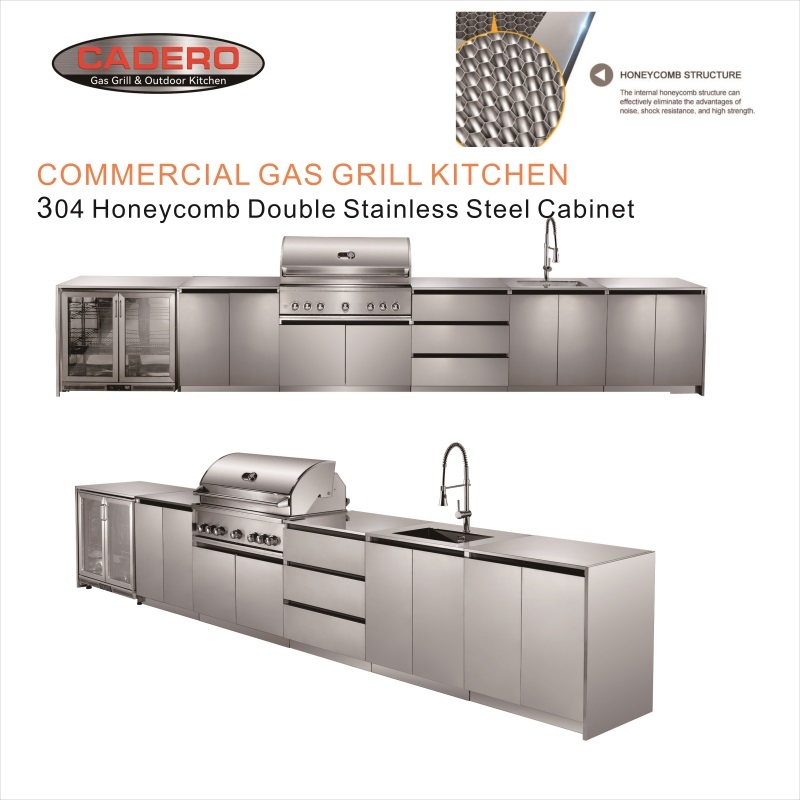 Waterproof anti-water gas grill outdoor Kitchen CBK611V