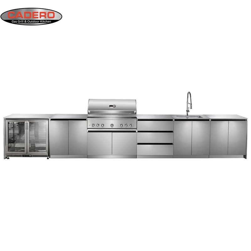 Waterproof anti-water gas grill outdoor Kitchen CBK611V