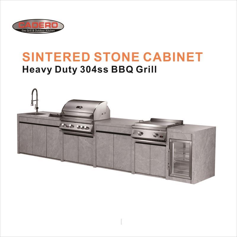 مطبخ حجر متكلس 4 شعلة