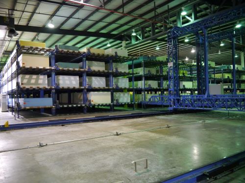 Custom sponge storage warehouse