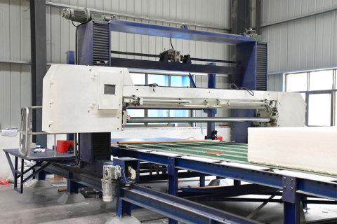 Belt Type Long Peeling Horizontal Foam Block Cutting Machine