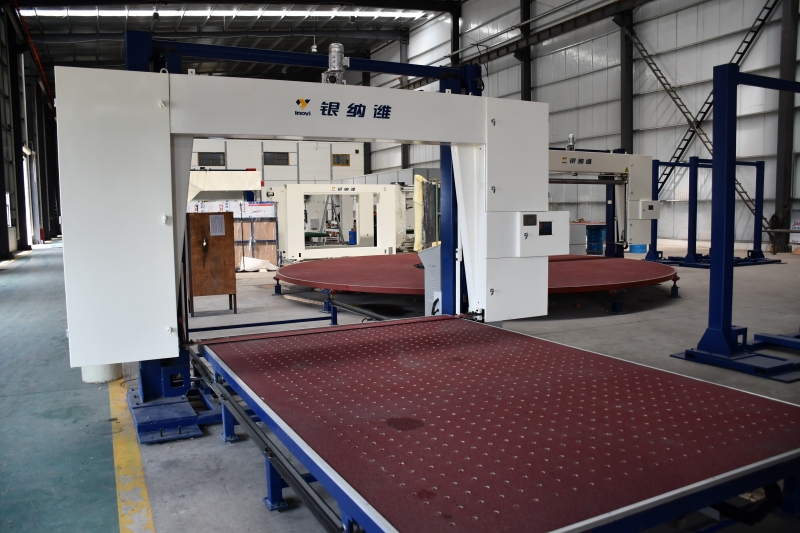 Mesin Pemotong Busa Horizontal