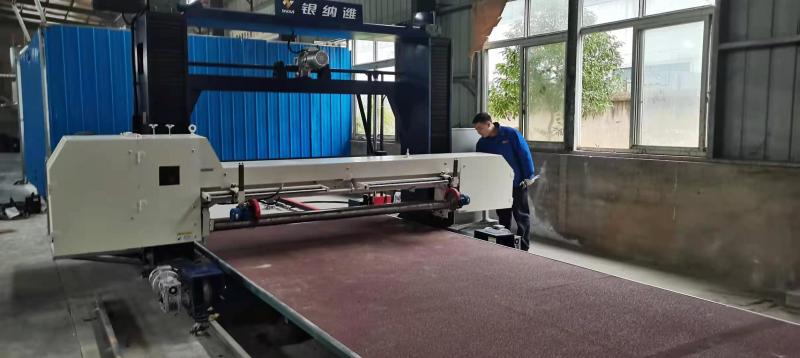 Máquina cortadora de bloques de espuma horizontal de pelado largo