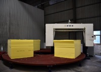 Round Table Foam Block Cutting Machine