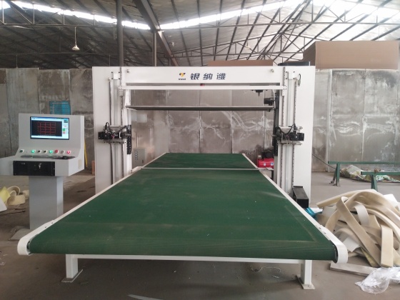 double blade cnc contour foam block cutting machine