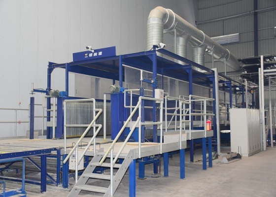 continuous type foaming machine for foam production