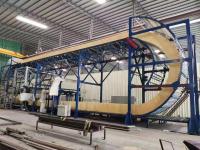 Машина для разделения пеноблоков кольцевого типа