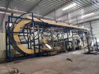 Машина для разделения пеноблоков кольцевого типа