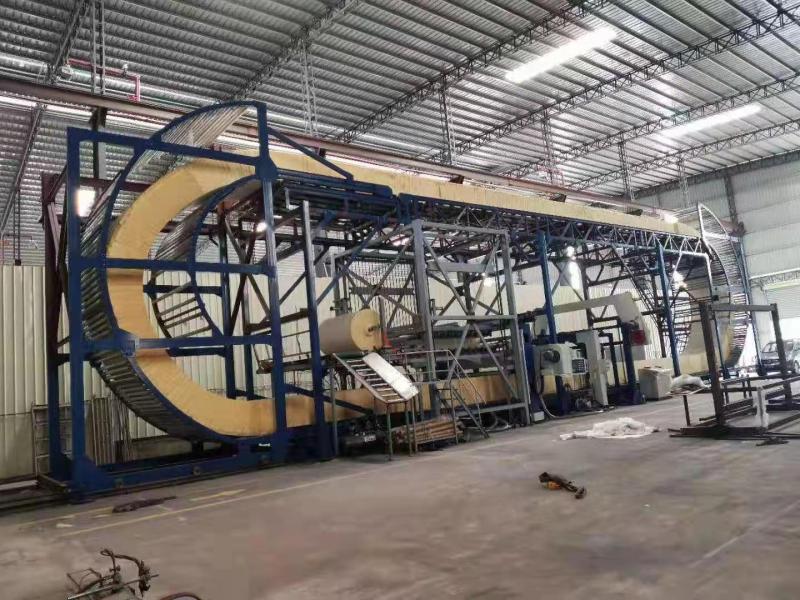 Машина для разделения пеноблоков кольцевого типа