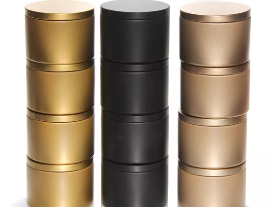 Cutie metalica pentru lumanari