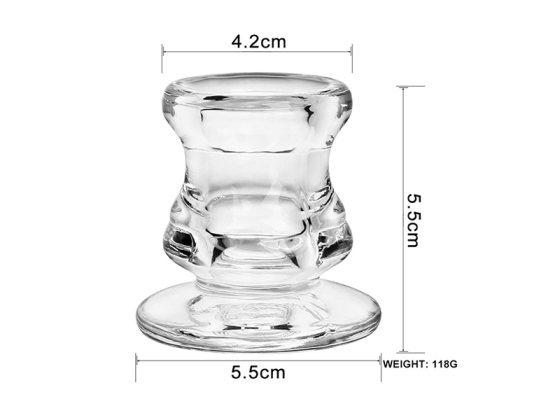 Suport pentru borcan de sticlă pentru lumânări