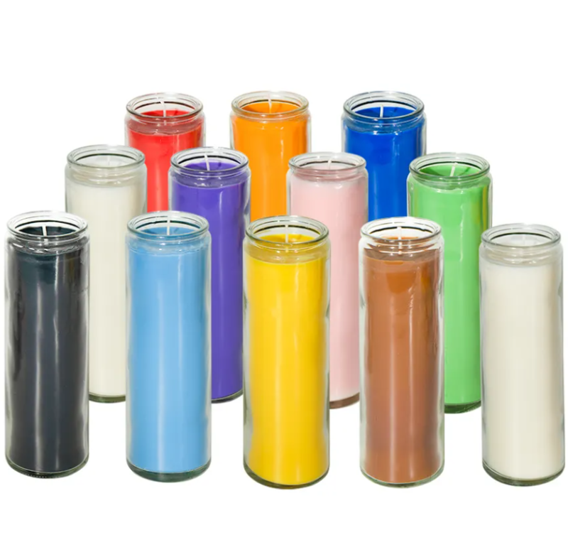 Свещ от стъклен буркан 7 дни