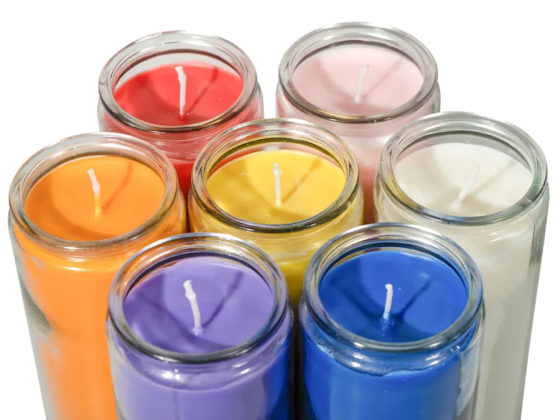 Lumanare cu borcan de sticla 7 zile