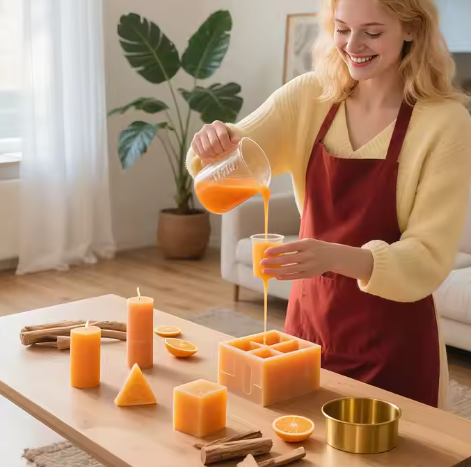 Pot face lumânări doar cu ceară de albine?