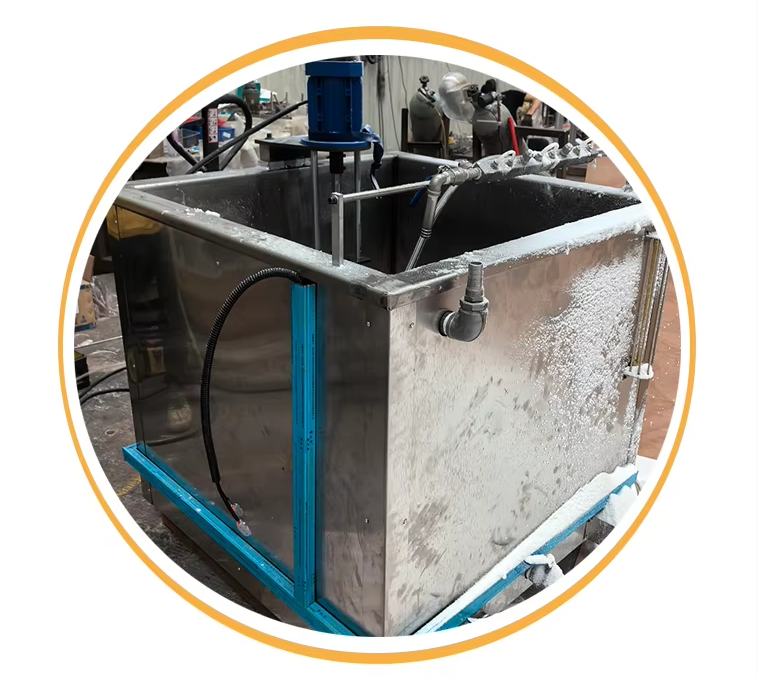 wax powder making tank