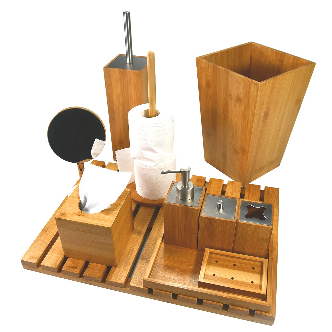 Supply Bamboo Bathroom Accessories Set Wholesale Factory - Xiamen Yihong  Trading Co., Ltd.