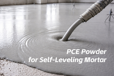 セルフレベリングモルタル用ポリカルボキシレート高性能減水剤粉末