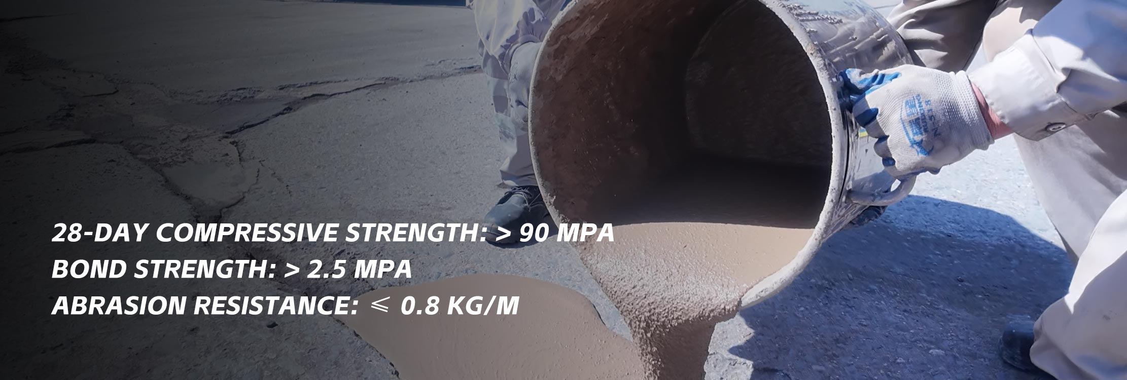 MPC vs Portland cement repair mortar