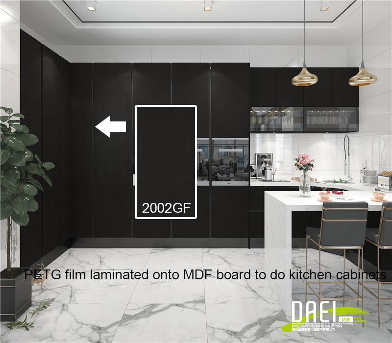 Anti-Kratz-Hochglanz-Spiegel-Standard-Acryloberflächen-PETG-Folie