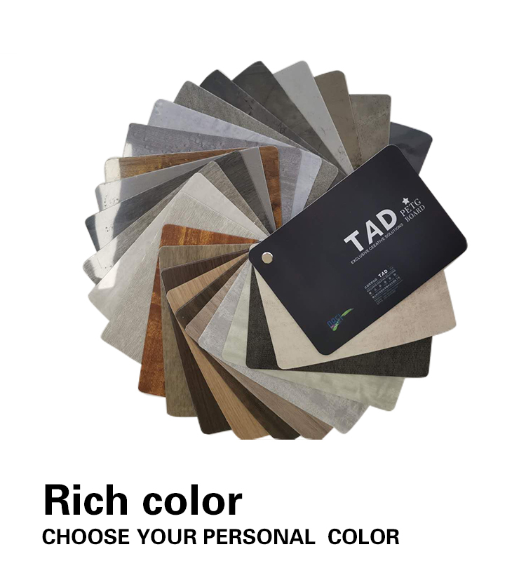 Textura Laminado Petg Film Brillo PVC Decorativo Pet Film