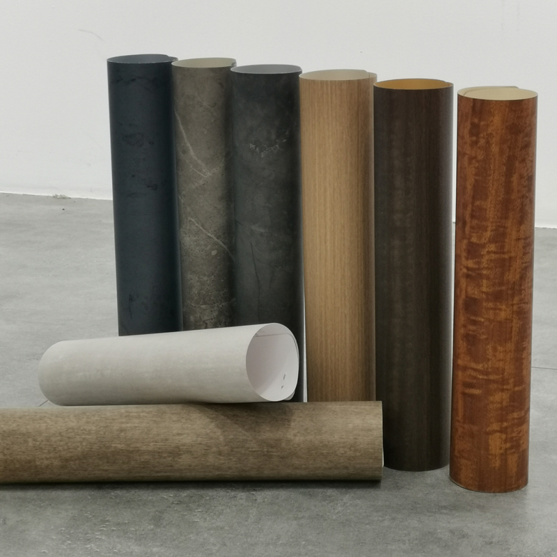 Película material de Petg de Deco de la cara de los muebles amarillos anti modificados para requisitos particulares