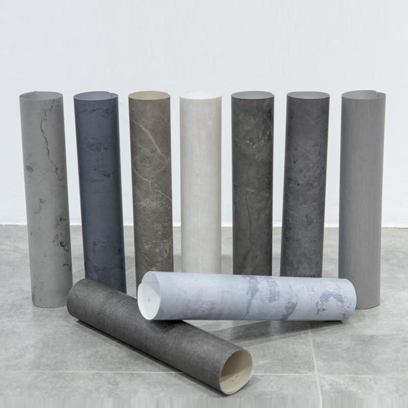 Black Wood Grain High Temperature Marble Interior Decorative Film