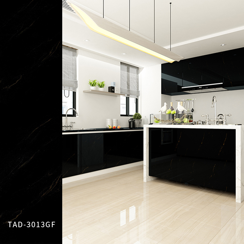 High Gloss Stain Reistance ,marble deisgn petg film For Kitchen Cabinets