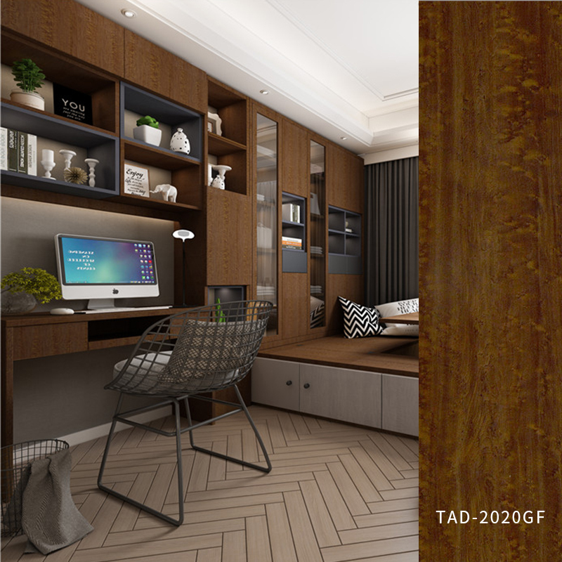 Dekorative matte PETG-Folie aus brenn- und verschmutzungsbeständiger Platte