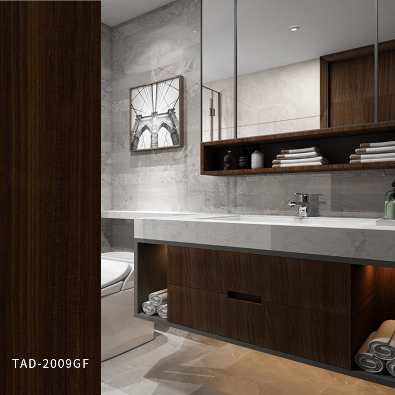 Wood Grain Color Stable Scratch Resistance MDF Board Surface Decorative Petg Film